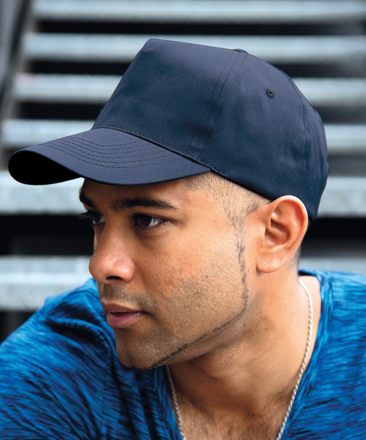 Houston 5-Panel Print Cap | Weiß