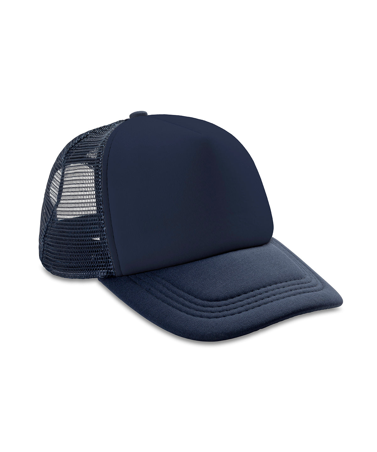 Gorra de camionero de malla Core Detroit | Azul Marino/Azul Marino