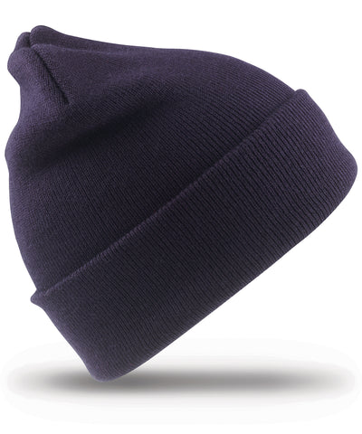 Gorro de esqu de lana reciclada | Azul Marino