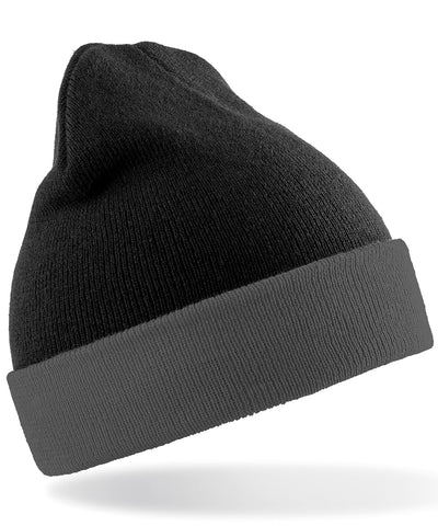 Gorro de brjula reciclada | Nègre/Gris