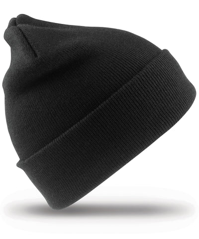 Recycelte Thinsulate™ Beanie | Schwarz