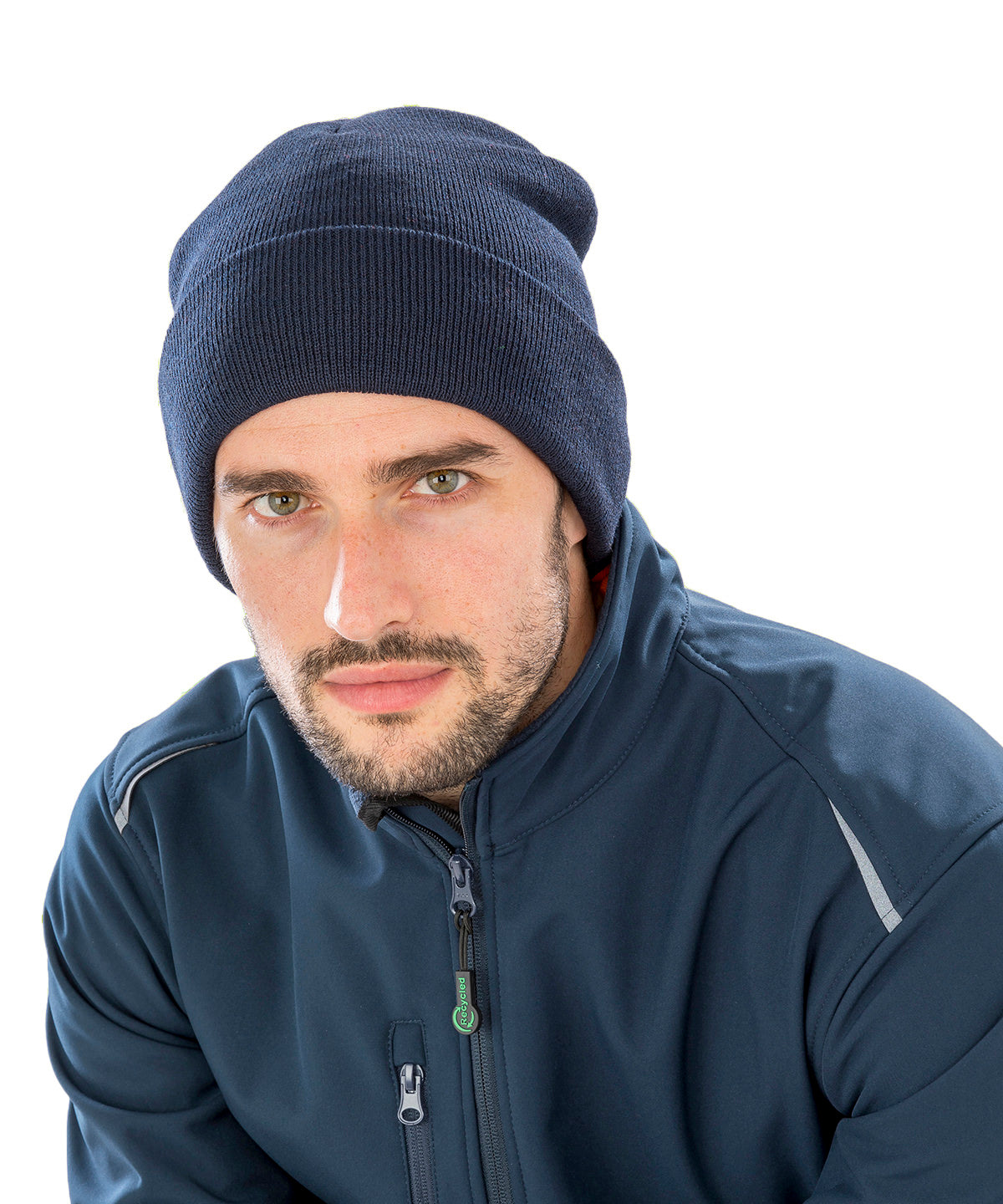 Recycelte Thinsulate™ Beanie | Schwarz