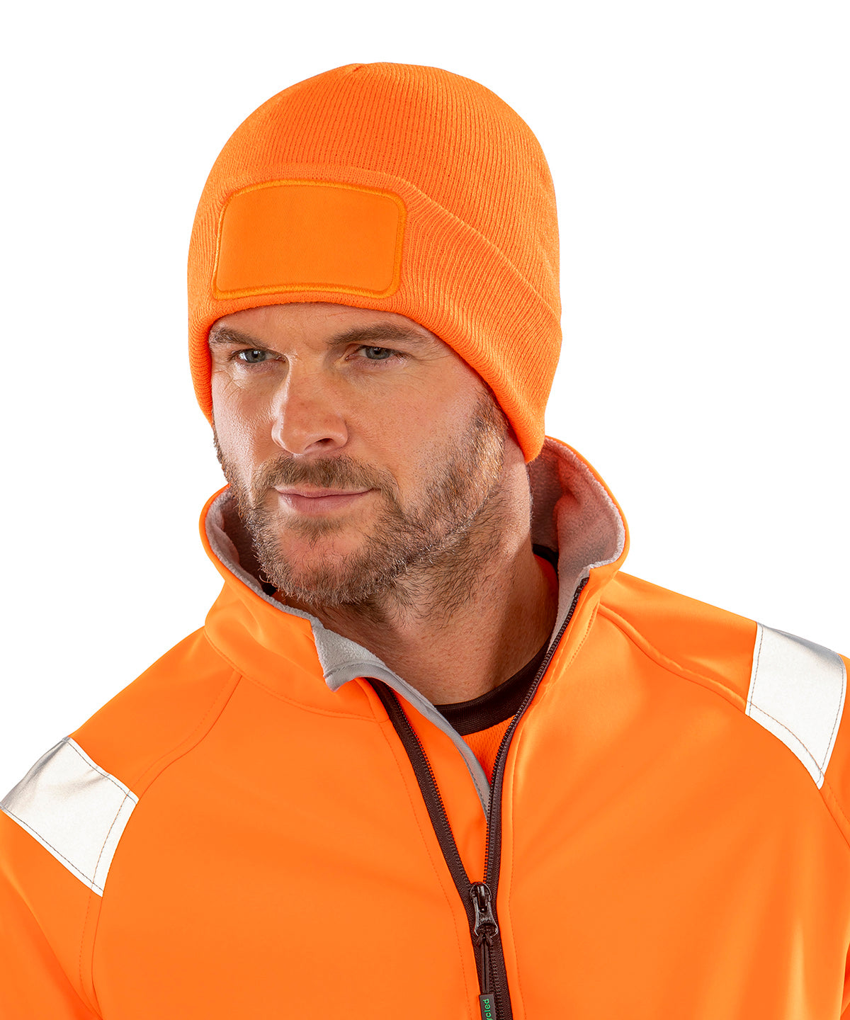 Gorro de impresoras ThinsulateTM reciclado | Amarillo Fluorescente