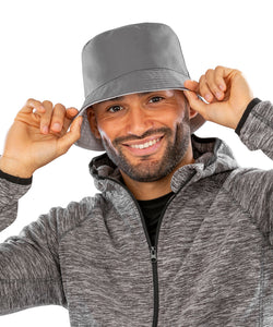 Sombrero de cubo réversible reciclado Core | nègre