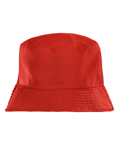 Sombrero de cubo reversible reciclado Core | Rojo