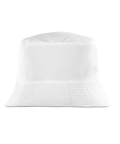 Sombrero de cubo reversible reciclado Core | Blanco