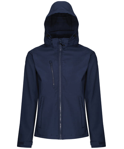Chaqueta softshell con capucha de 3 capas Venturer | Azul Marino