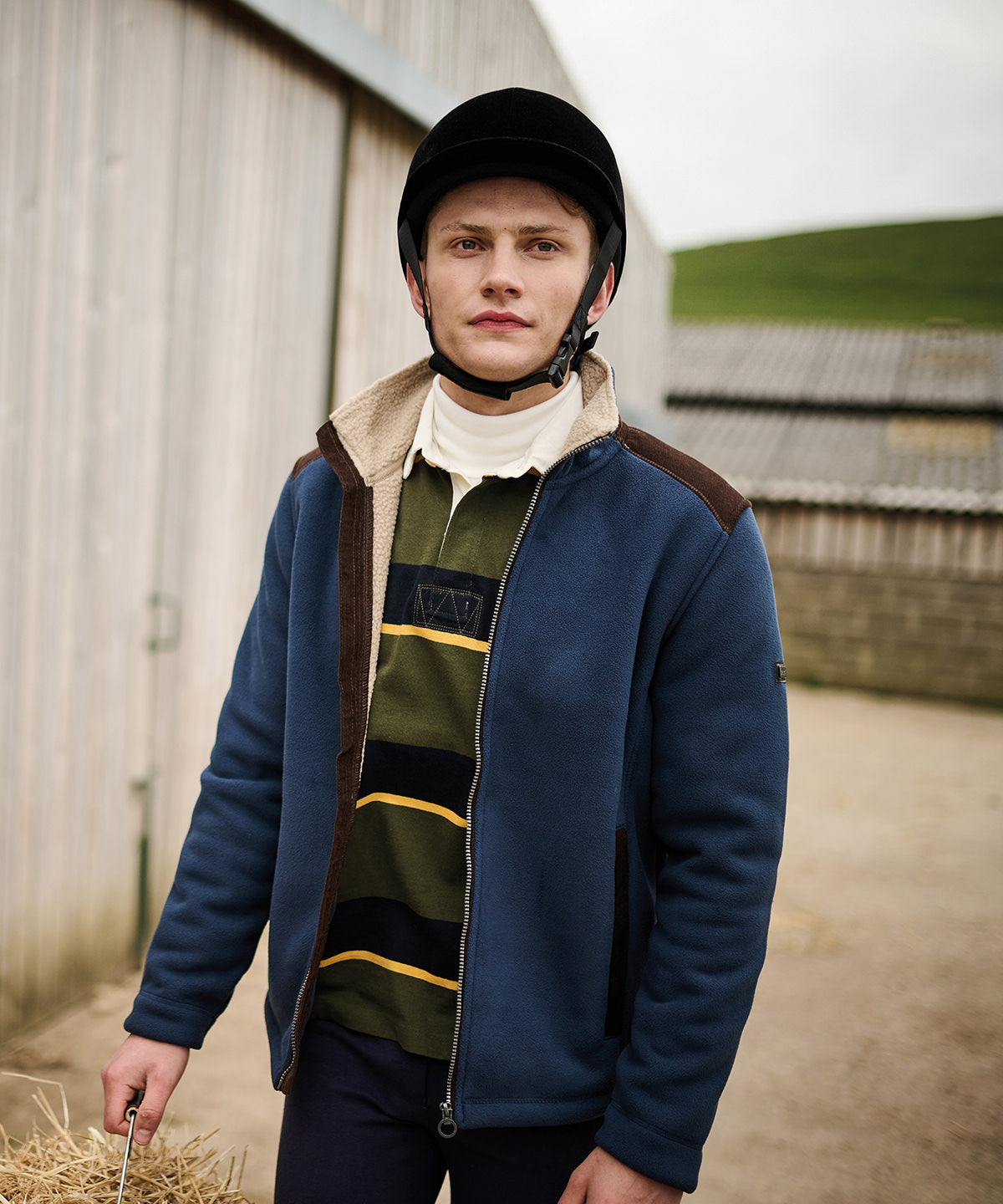 Forro polar con cremallera completa Faversham | Negro