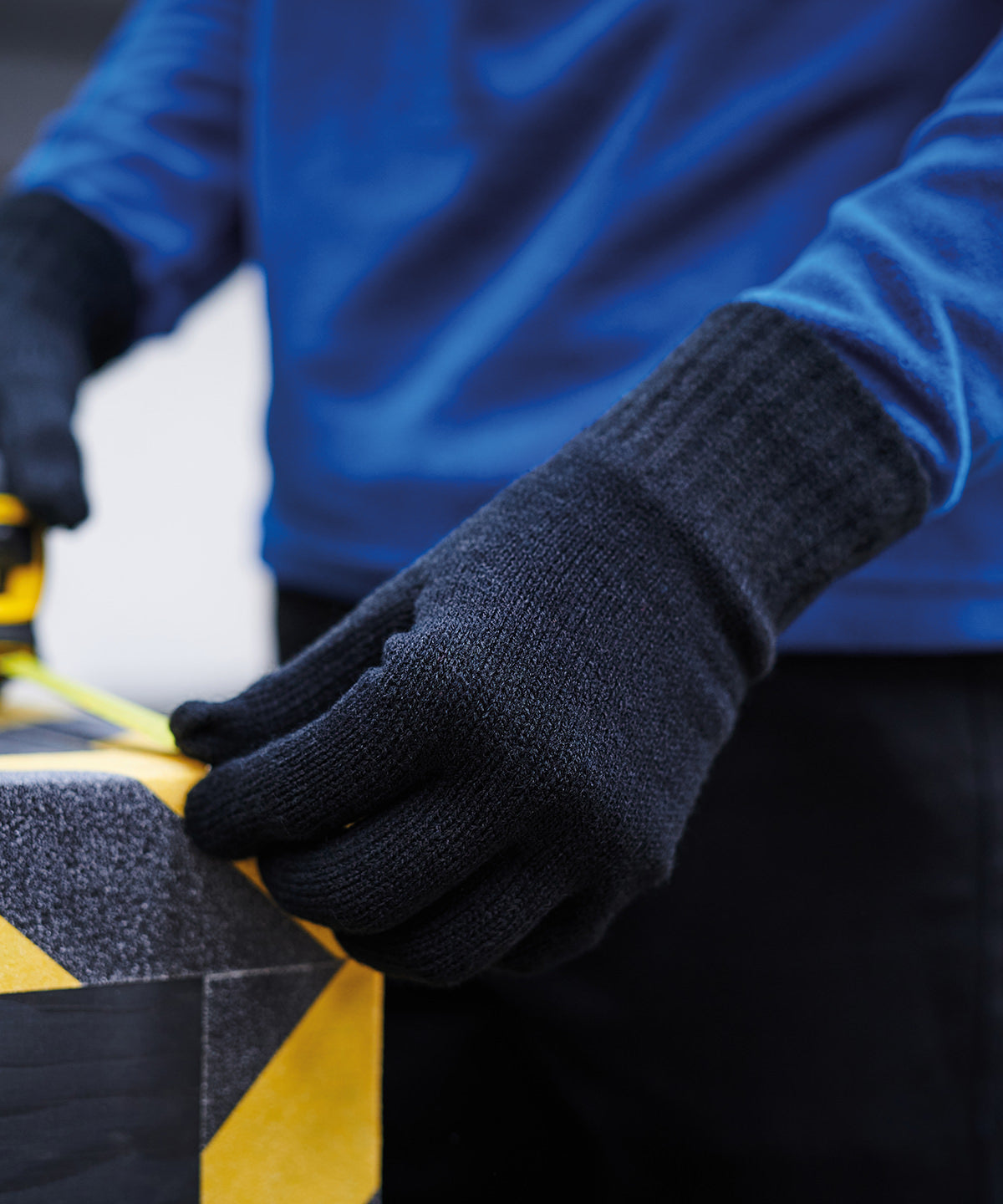 Guantes de punto | Negro