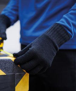 Guantes de punto | Negro