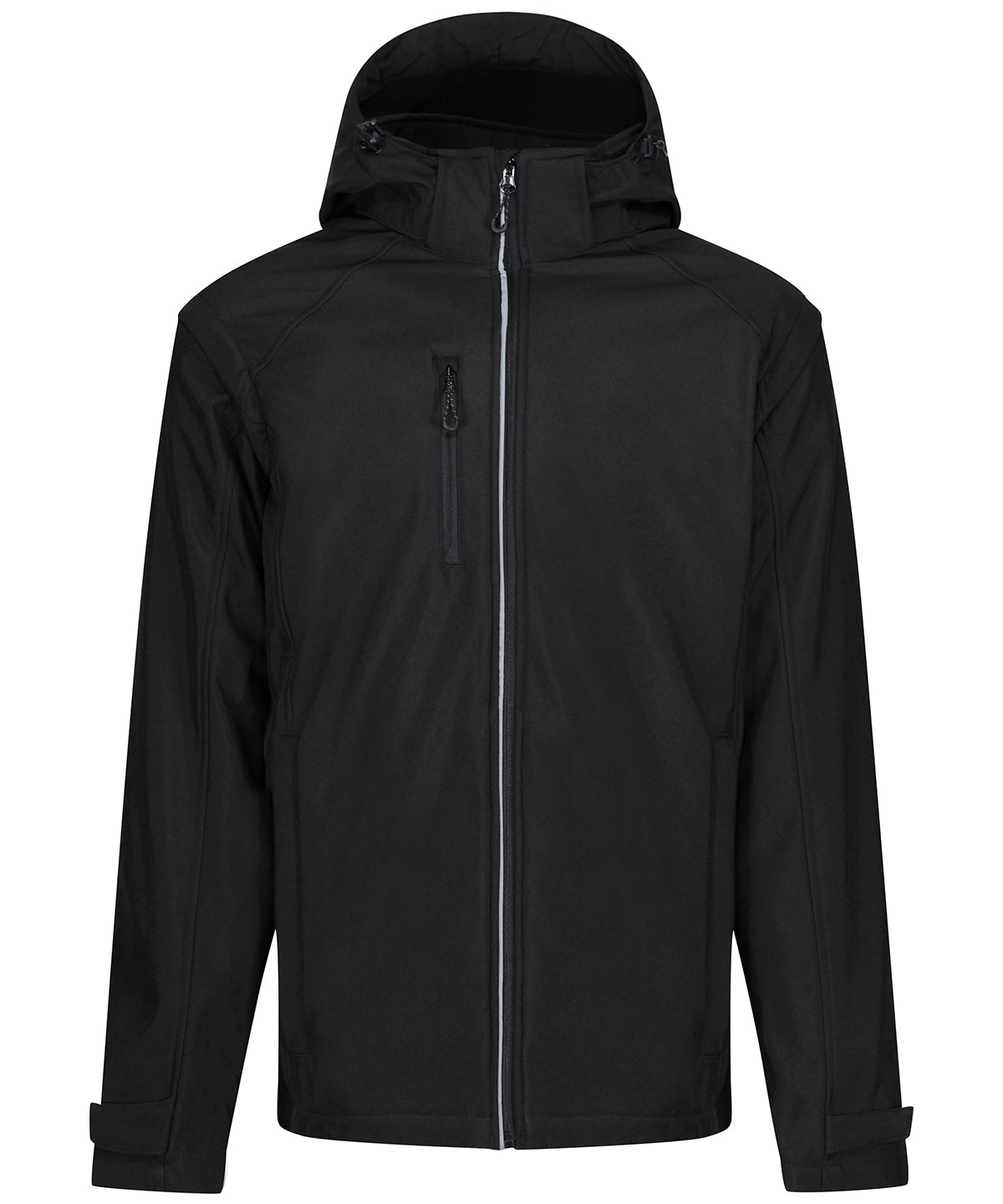 Chaqueta softshell 4 en 1 Erasmus | Negro Profundo