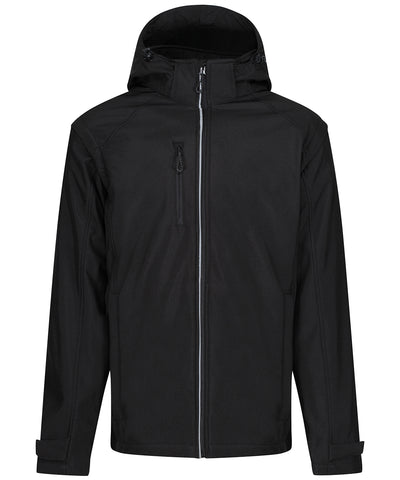 Chaqueta softshell 4 en 1 Erasmus | Negro Profundo