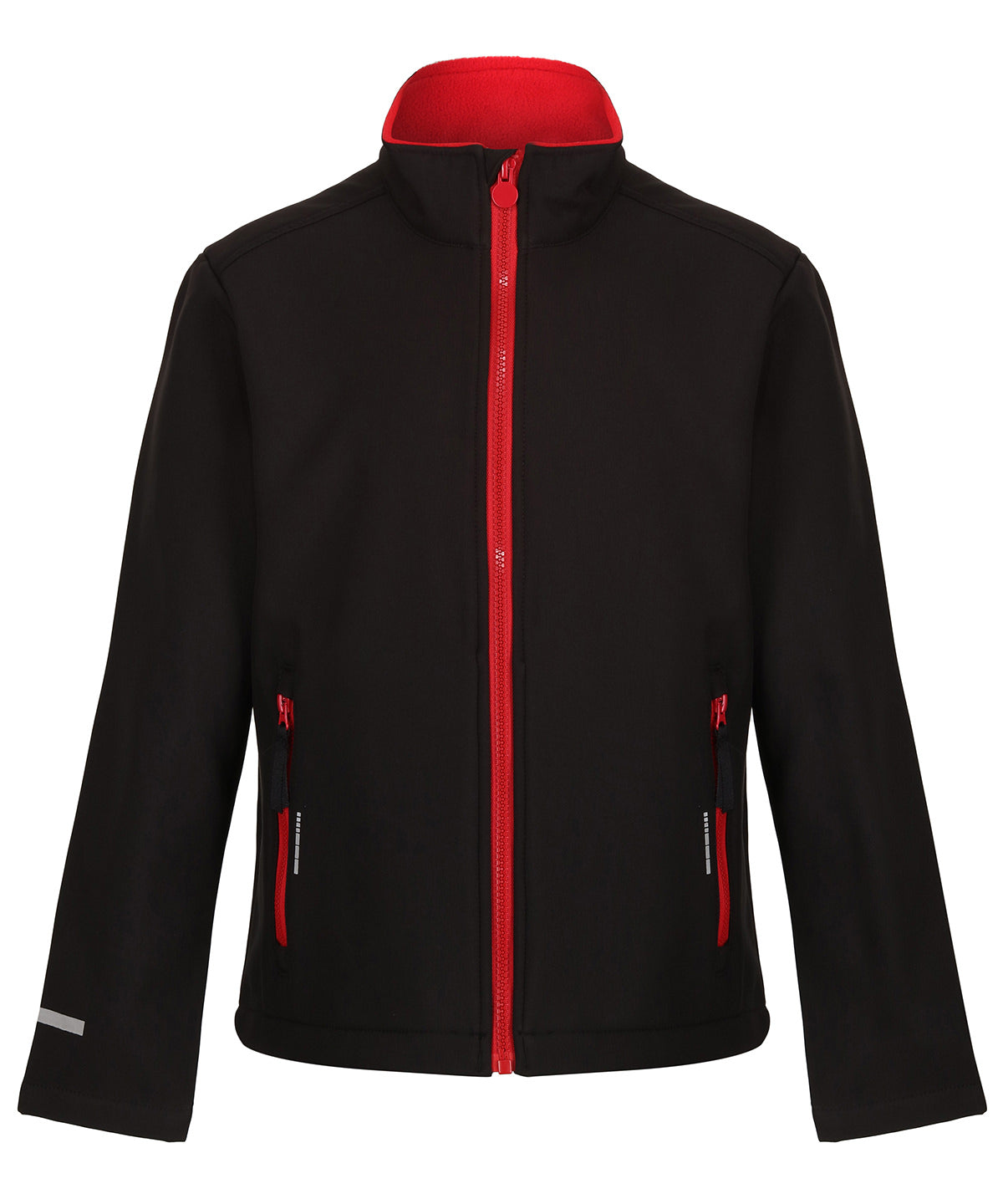 Ablaze Kinder Softshelljacke | Schwarz/Klassisches Rot