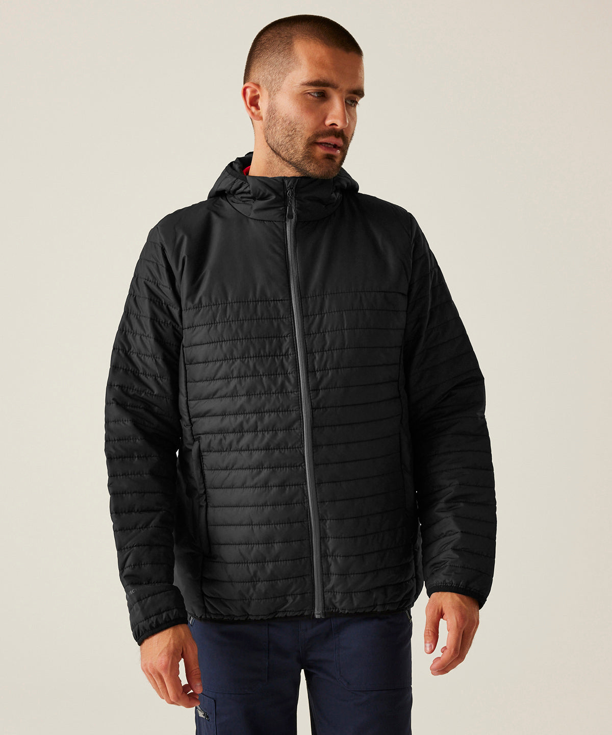 Ehrlich hergestellte recycelte Thermojacke | Marineblau