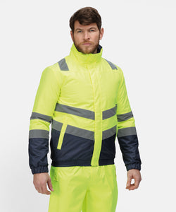 Chaqueta bomber clsica Pro hi-vis | Amarillo/Marino