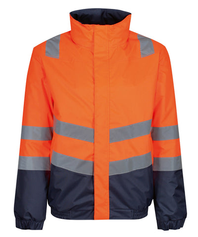 Chaqueta bomber clsica Pro hi-vis | Naranja/Marino