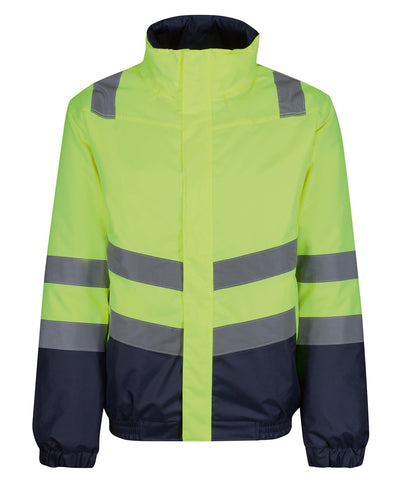 Chaqueta bomber clsica Pro hi-vis | Amarillo/Marino