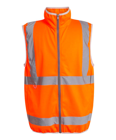 Chaleco completo con cremallera Pro hi-vis | Naranja