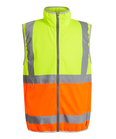 Chaleco completo con cremallera Pro hi-vis | Amarillo/Naranja