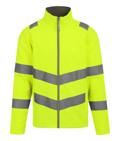 Chaleco softshell Hi-vis Pro Ablaze de 2 couches | Amarillo