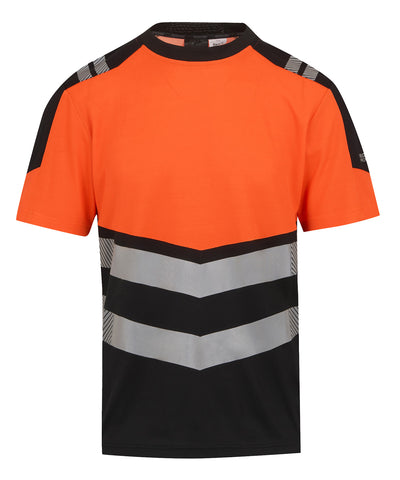 Camiseta Hi-Vis X-Pro (Clase 1) | Negro/Naranja
