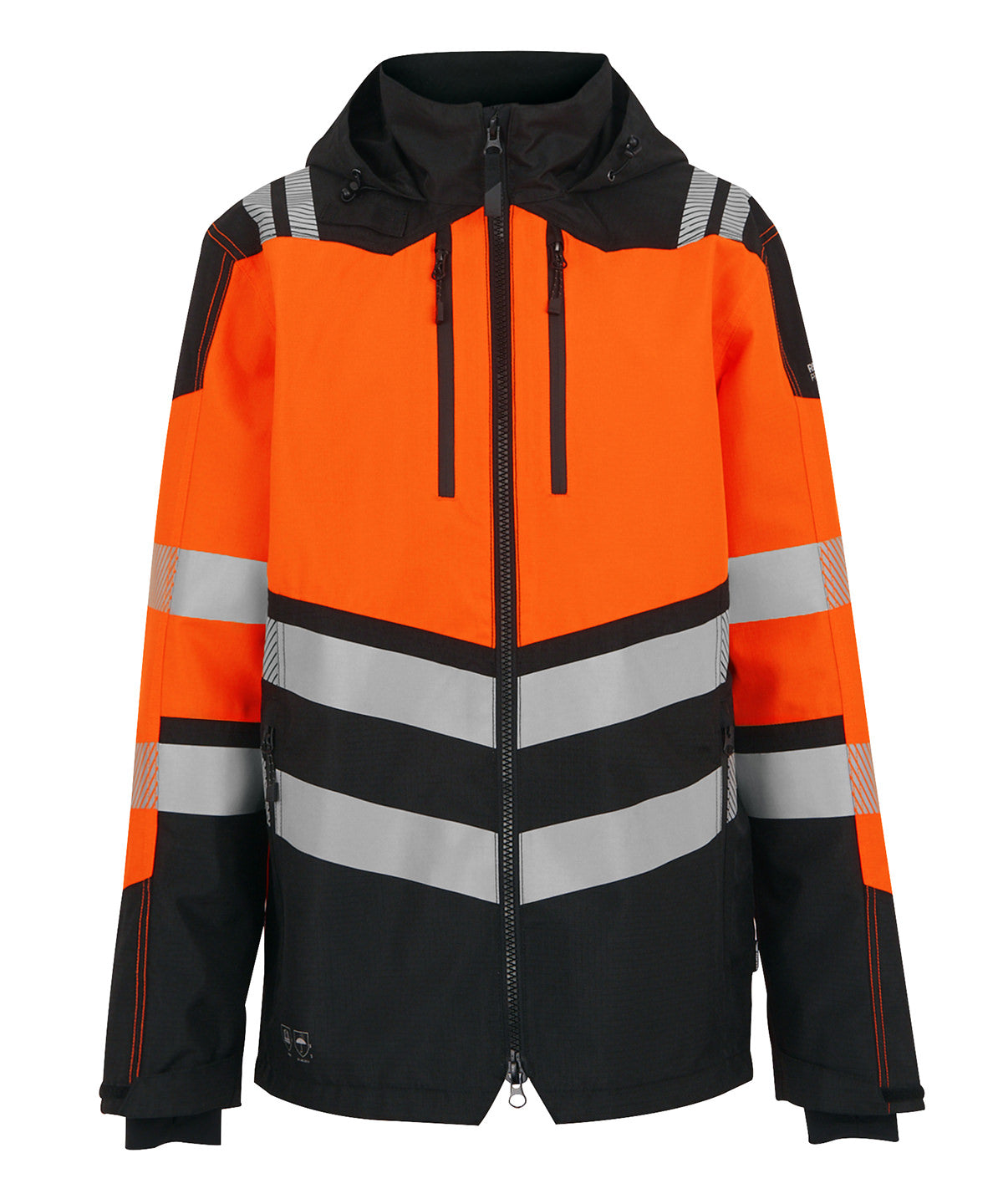 Chaqueta impermeable Hi-Vis X-Pro (Clase 2) | Negro/Naranja