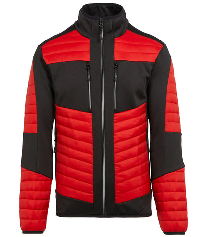 Chaqueta hbrida trmica unisex E-Volve | Rojo Clsico/Negro