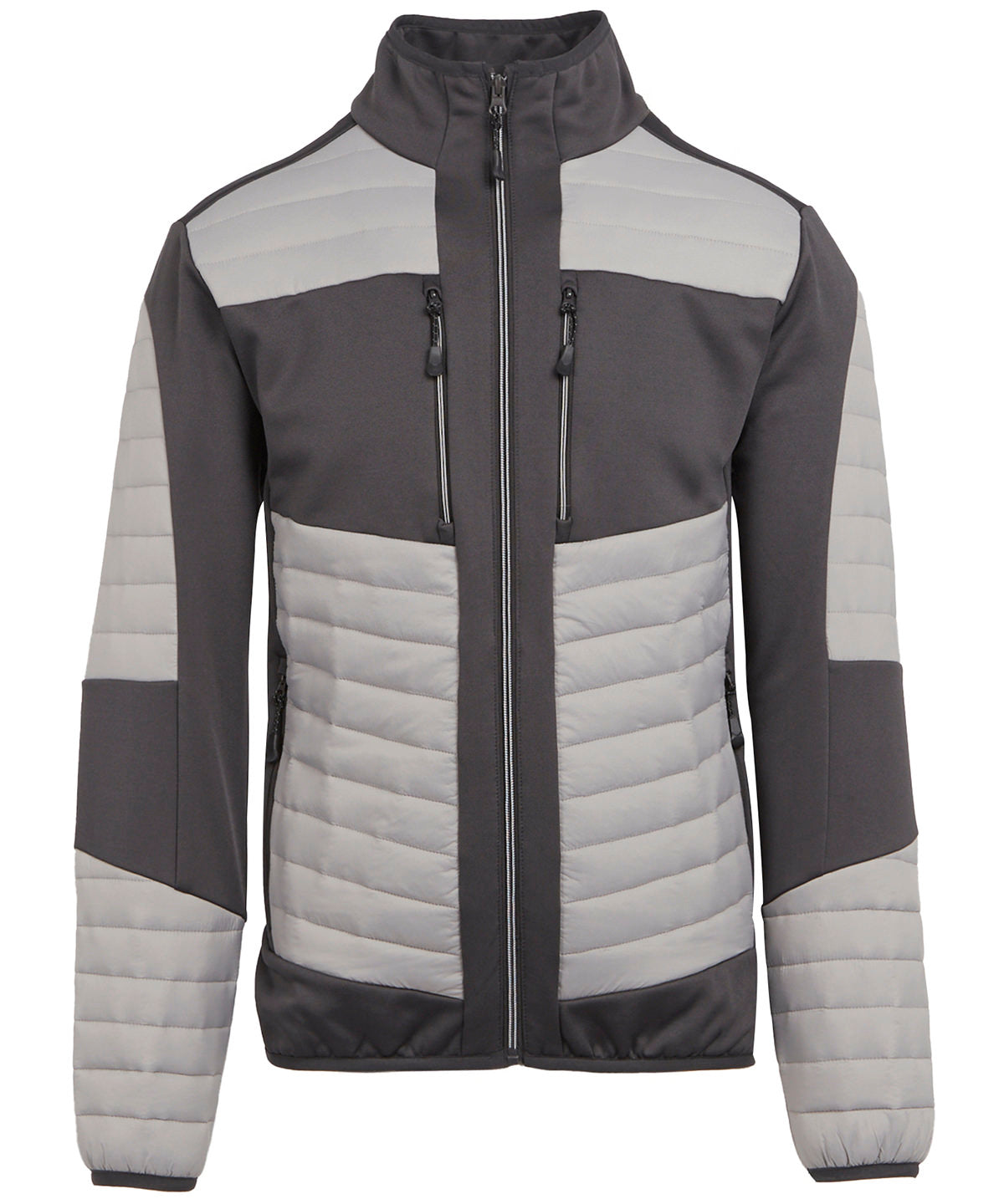 E-Volve Unisex Thermo-Hybridjacke | Mineralgrau/Aschgrau