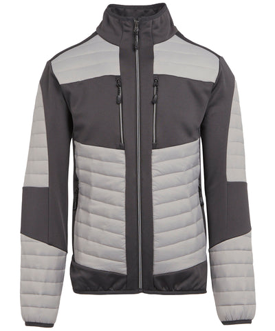 Chaqueta hbrida trmica unisex E-Volve | Gris Mineral/Ceniza