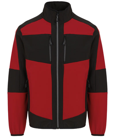 Chaqueta softshell de 2 capas unisex E-Volve | Rojo Clsico/Negro
