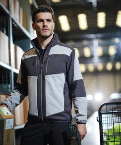 E-Volve Unisex 2-Lagen Softshelljacke | Anthrazitgrau