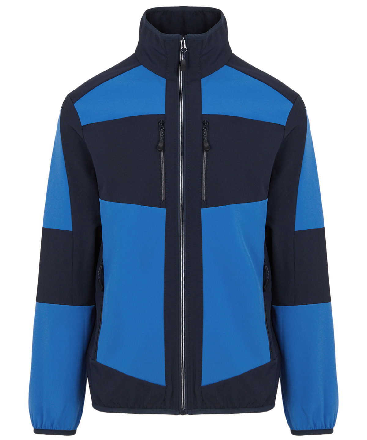 E-Volve Unisex 2-Lagen Softshelljacke | Intensives Blau/Marineblau