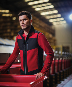 Chaleco softshell unisex de 2 capas E-Volve | Gris Mineral/Ceniza