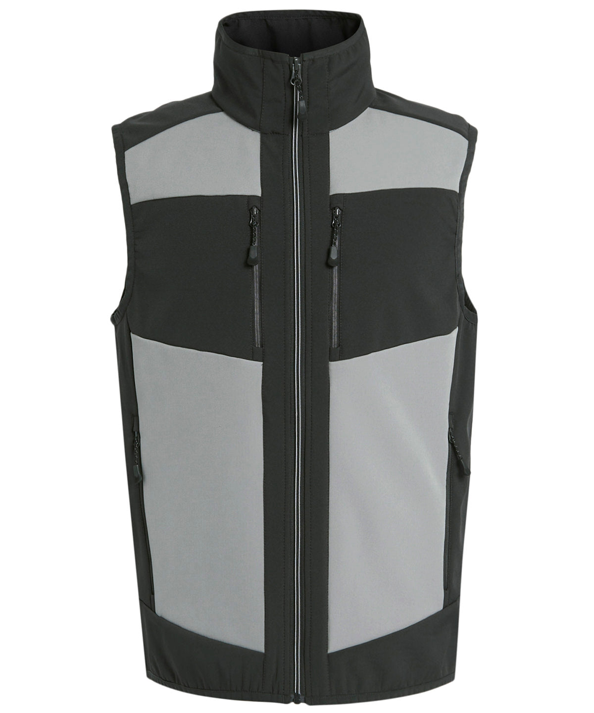 E-Volve 2-lagige Unisex Softshellweste | Mineralgrau/Aschgrau