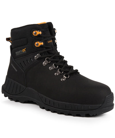 Botas de seguridad impermeables Grindstone S3 | Negro