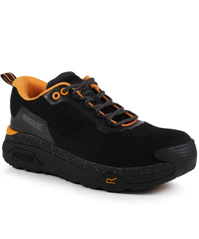 Zapatillas de seguridad sin metal Crossfort S1 X-over | Negro/Gris Oscuro