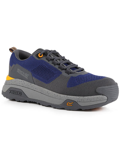 Zapatillas de seguridad sin metal Crossfort S1 X-over | Azul Crepsculo/Gris Oscuro