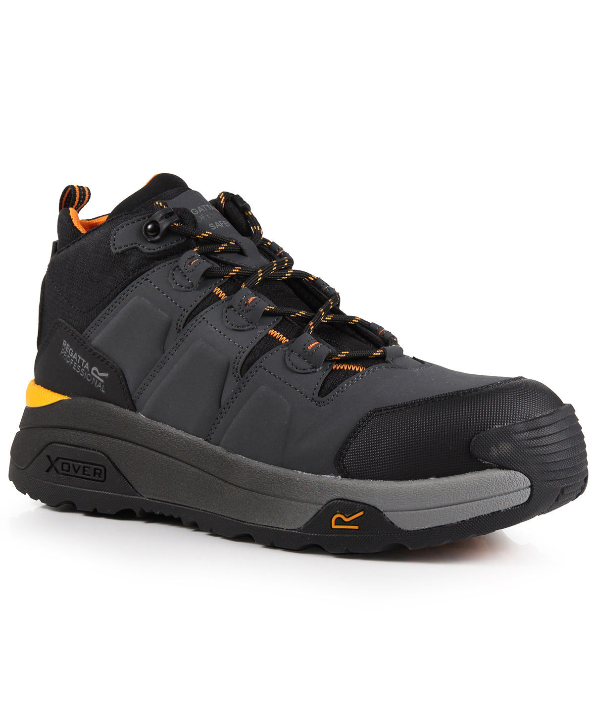 Hyperfort S1P X-over botas de seguridad sin metal | Castao/Negro