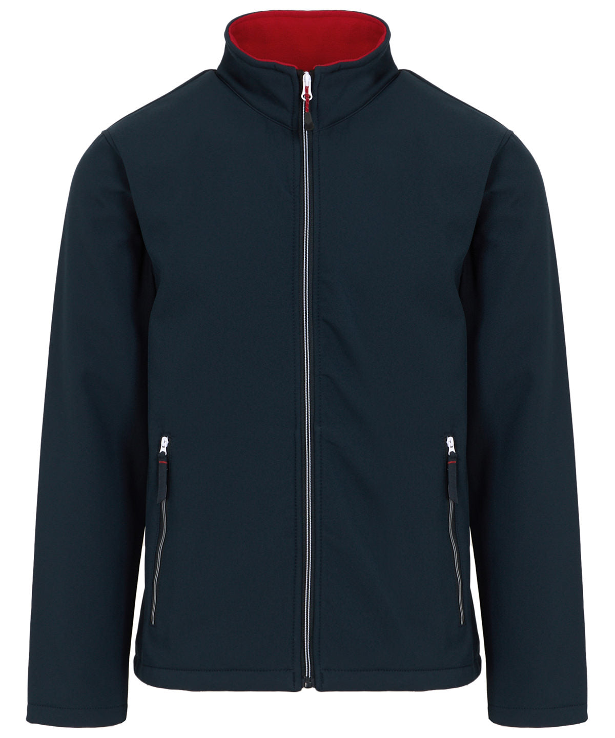 Ascender 2-Lagen Softshell | Marineblau/Klassisches Rot