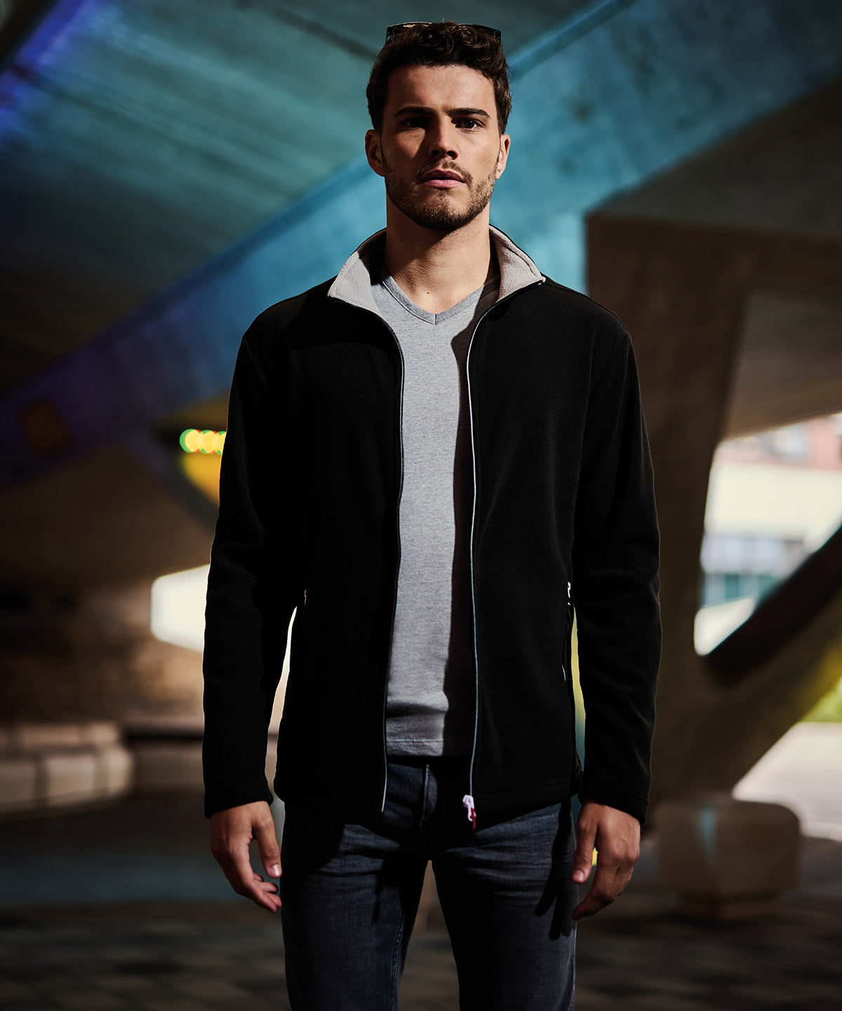 Forro polar Ascender | Gris Mineral/Negro