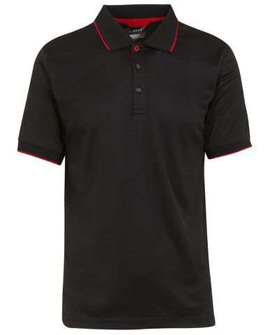Polo de manga corta Navigate | Negro/Rojo Clsico