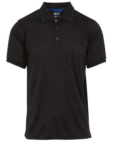 Polo de manga corta Navigate | Negro/Azul Real Nuevo
