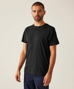 Camiseta de algodn Pro soft-touch | Negro