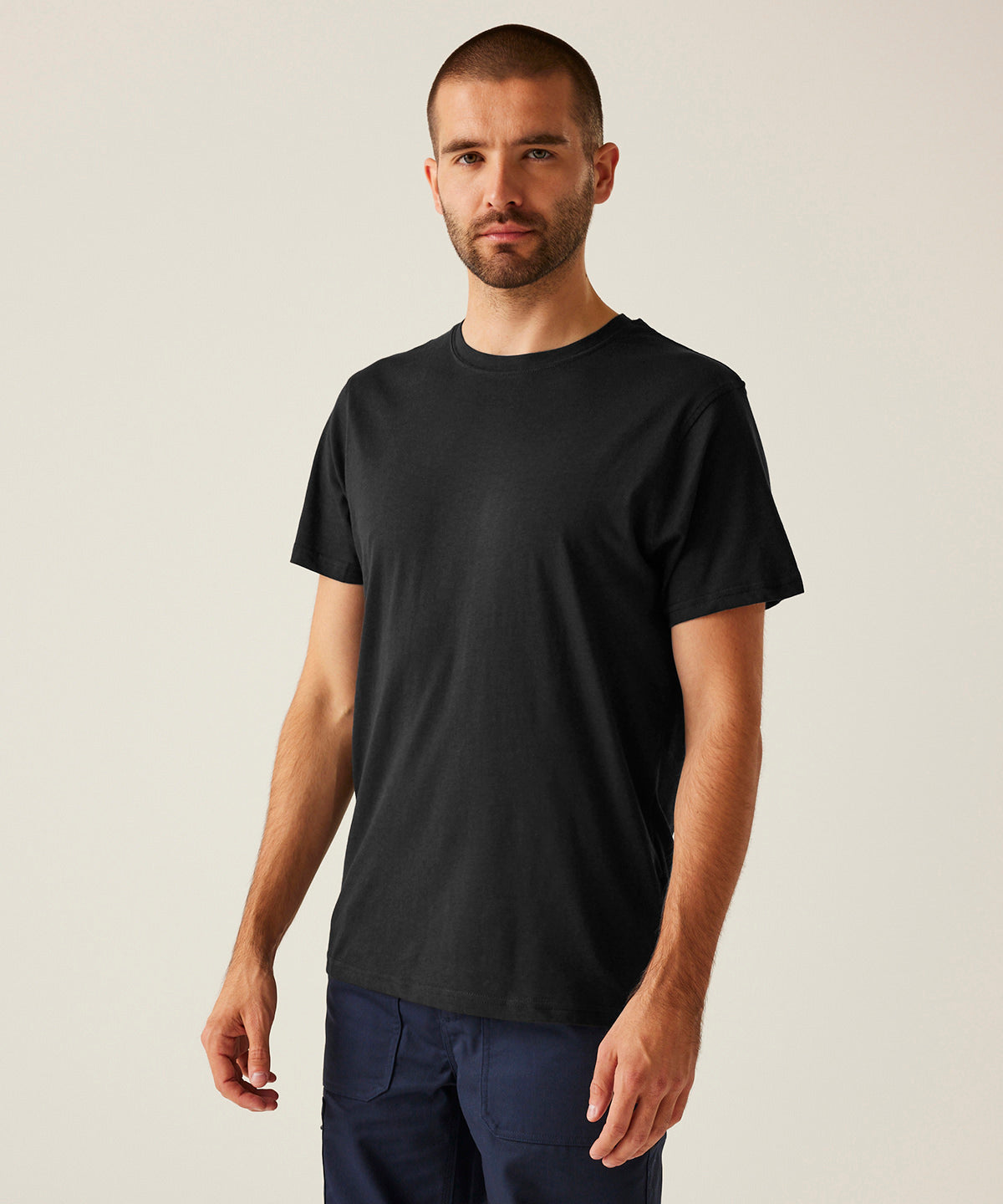 Camiseta de algodn Pro soft-touch | Gris Foca