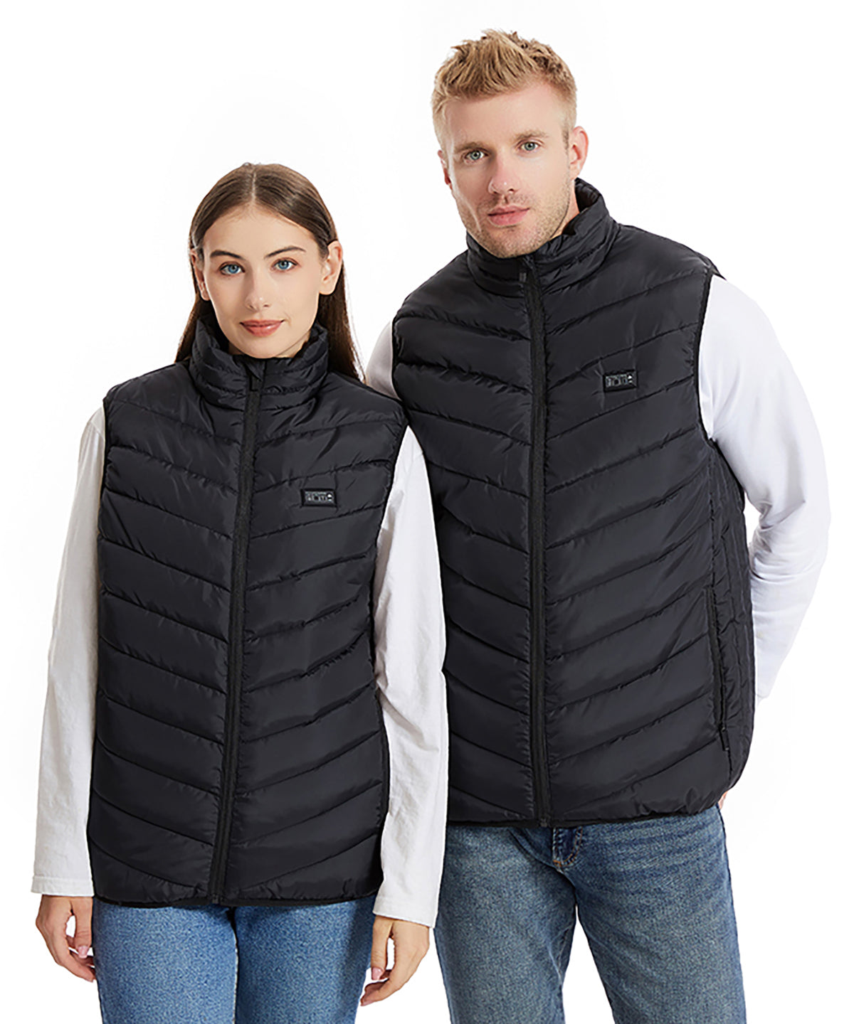 Chaleco acolchado calefactable unisex Eskimo | Negro