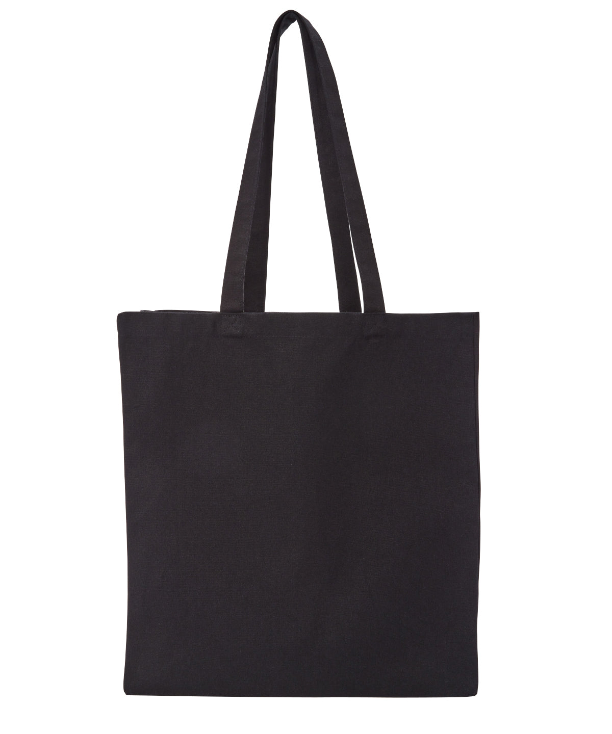 Shopper espacioso de lona premium reciclada | Negro