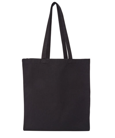 Shopper espacioso de lona premium reciclada | Negro