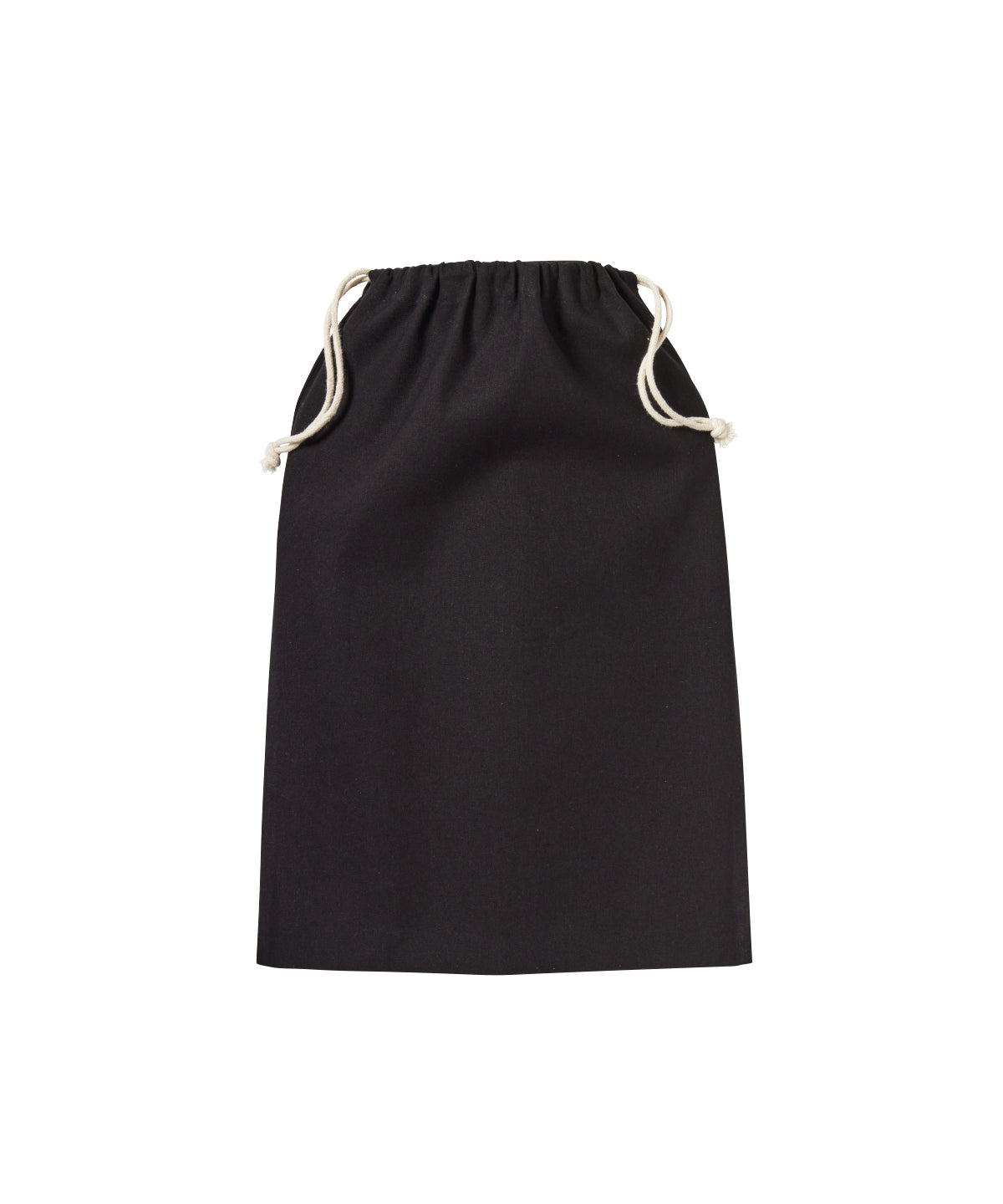 Bolsa de tela de algodn reciclado | Negro