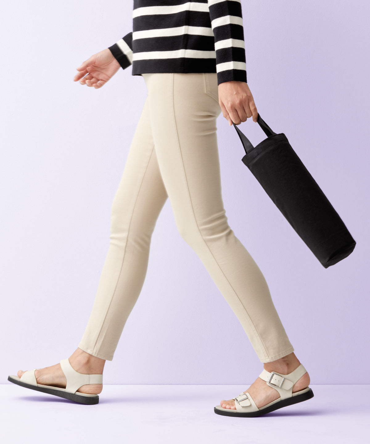 Bolsa de botella de lona premium reciclada | Negro