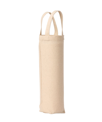 Bolsa de botella de lona premium reciclada | Natural